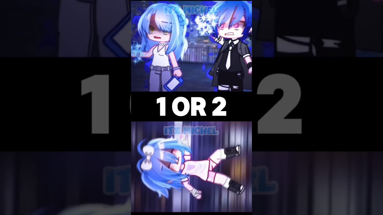 1 or 2? #gacha #gachaclub #gachalife #trend #shorts