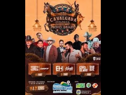 1º Rodeio Show de Novo Brasil GO 2025 Sorria Fest Show Semi-final e Final