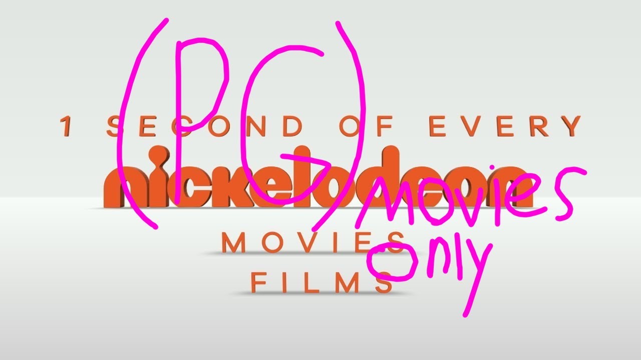 1 Second of Every Nickelodeon Movies Movie (PG) Movies Only
