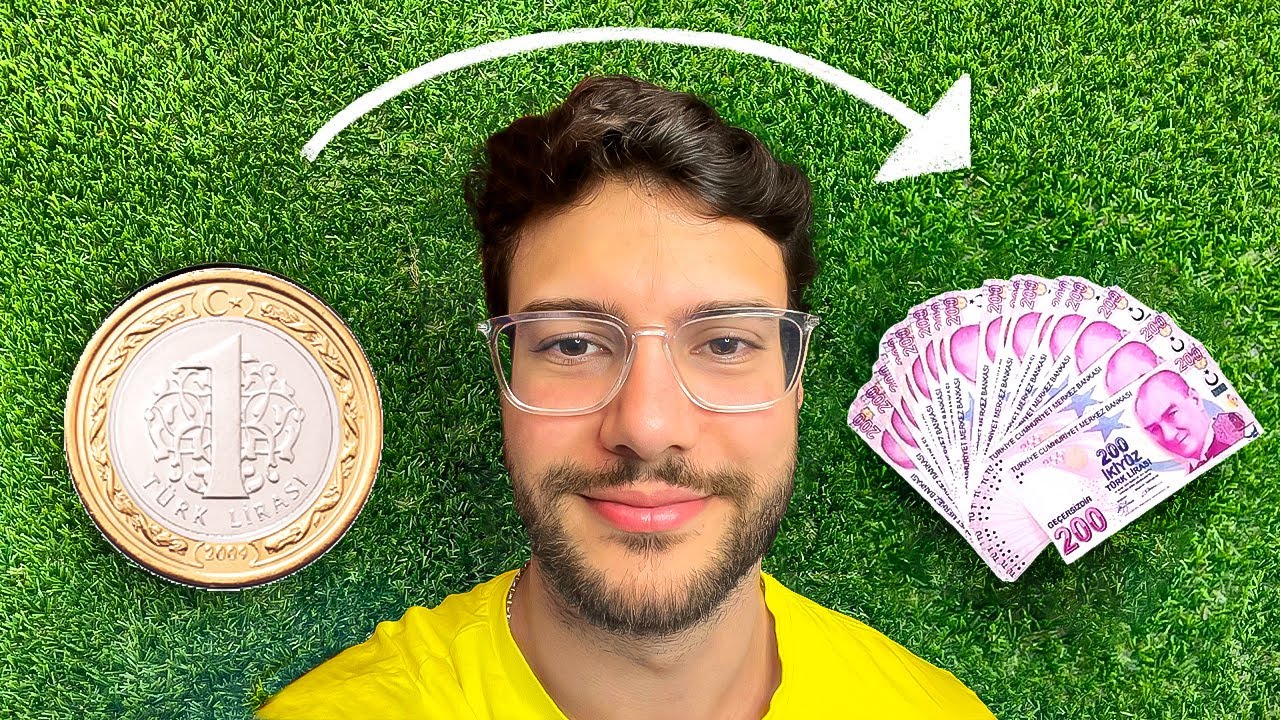 1 TL'Yİ SOKAKTA 5000 TL YAPTIM!!