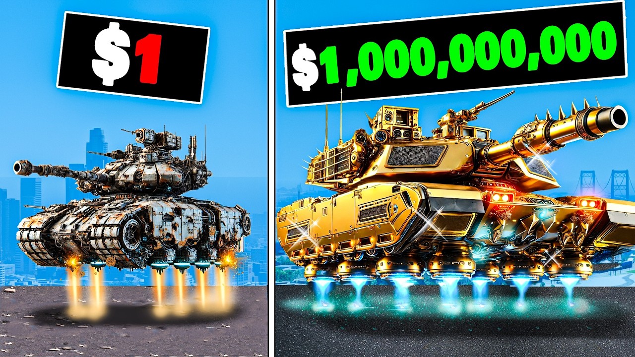 $1 to $1,000,000,000 Flying Tank in GTA 5