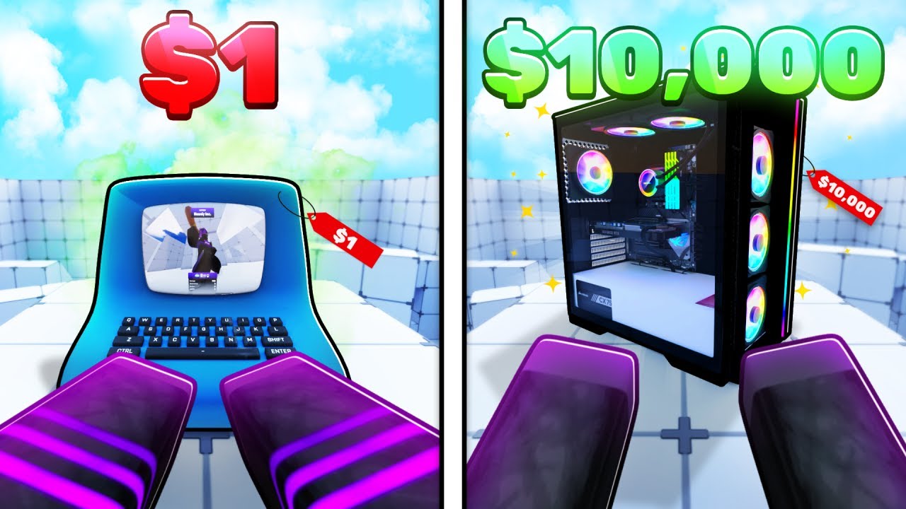 $1 VS $10,000 DEVICE in Roblox Rivals..