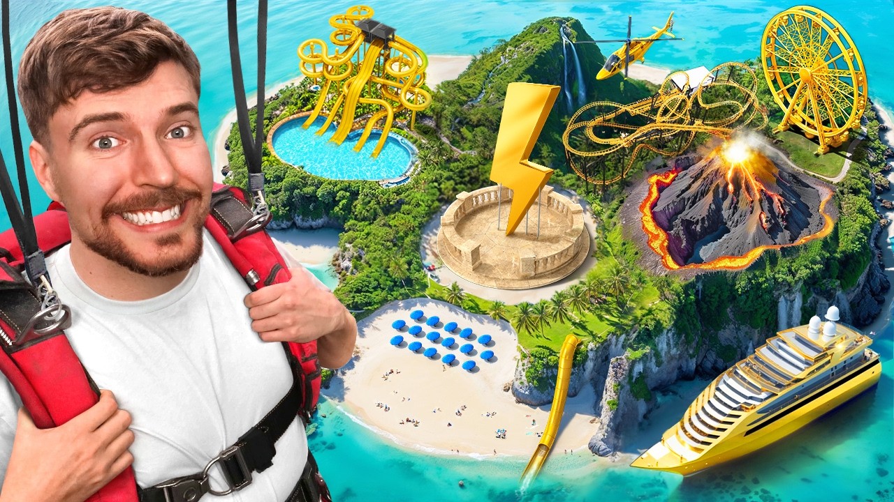 $1 vs $250,000,000 Private Island!