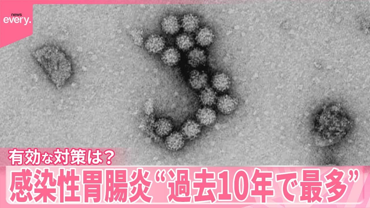 【感染性胃腸炎】「一睡もできない」家族全員が感染も…患者数“過去10年で最多”  有効な対策は？