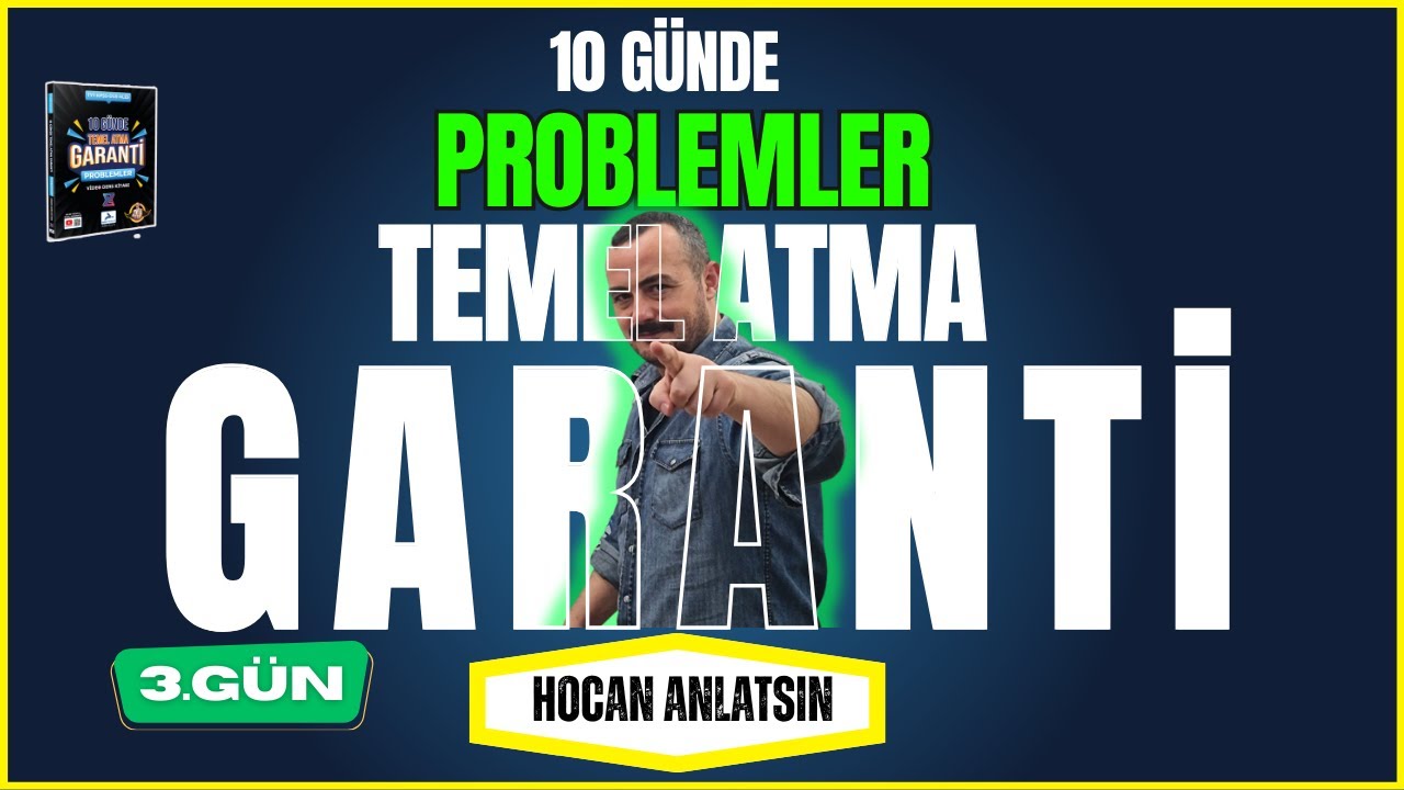 10 Günde PROBLEM Temeli Atma Garanti Kampı | 3. Gün | Hocan Anlatsın