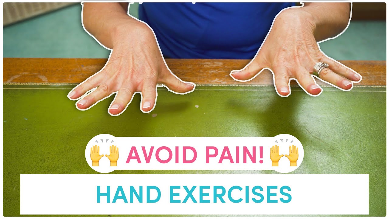 10 Hand exercises for Knitting and Crochet!