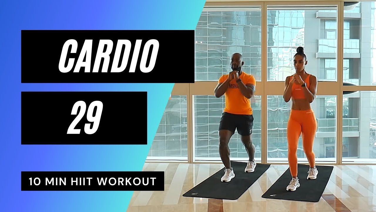 10 MIN CARDIO HIIT WORKOUT // Intense Calorie Burn | MrandMrsMuscle