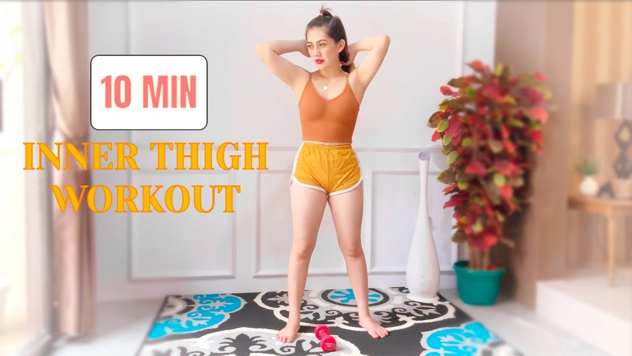 10 MIN INNER THIGH WORKOUT || Dumbbell 2 kg