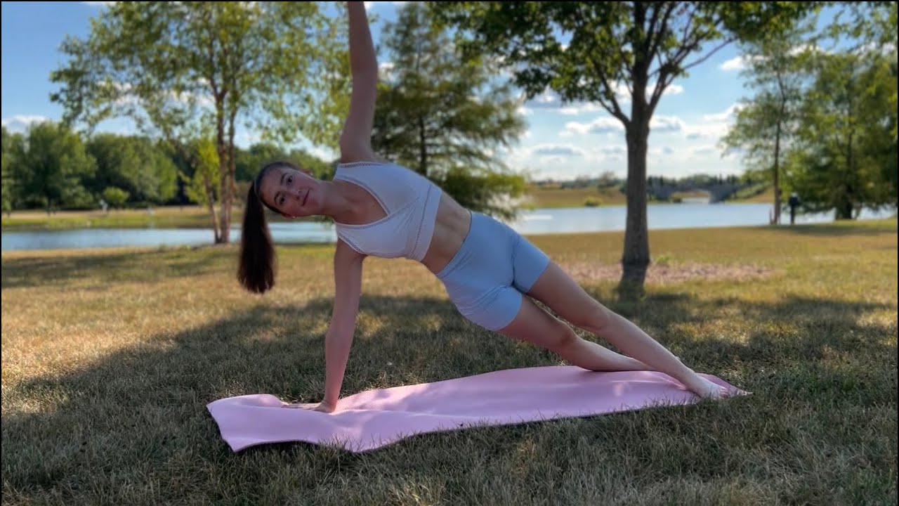 10 min pilates for beginners- full body workout (no equipment).