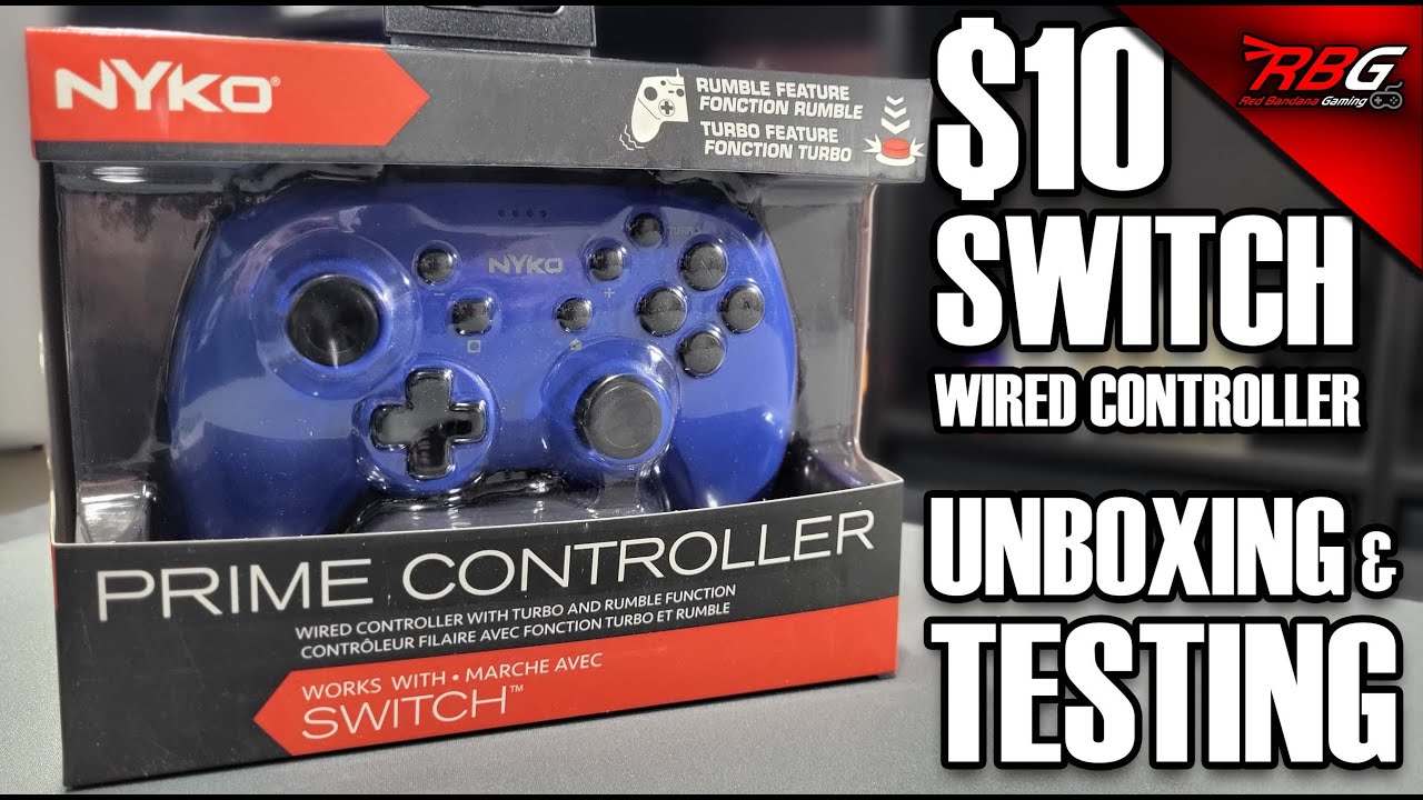 $10 Nyko Prime Controller! Is It Worth It? - Nintendo Switch Controller Unboxing & Testing