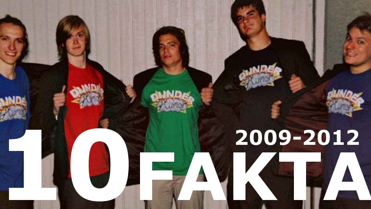 10 ROLIGA FAKTA: DunderHumor 2009-2012