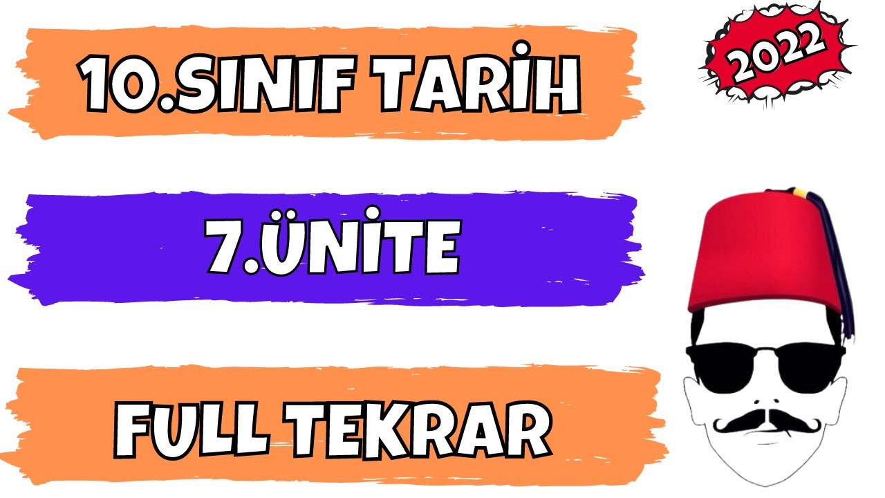 10. SINIF TARİH 7. ÜNİTE FULL TEKRAR - KLASİK ÇAĞDA OSMANLI TOPLUM DÜZENİ