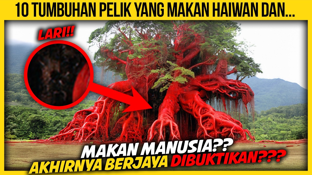 10 TUMBUHAN PELIK YANG MAKAN HAIWAN DAN...