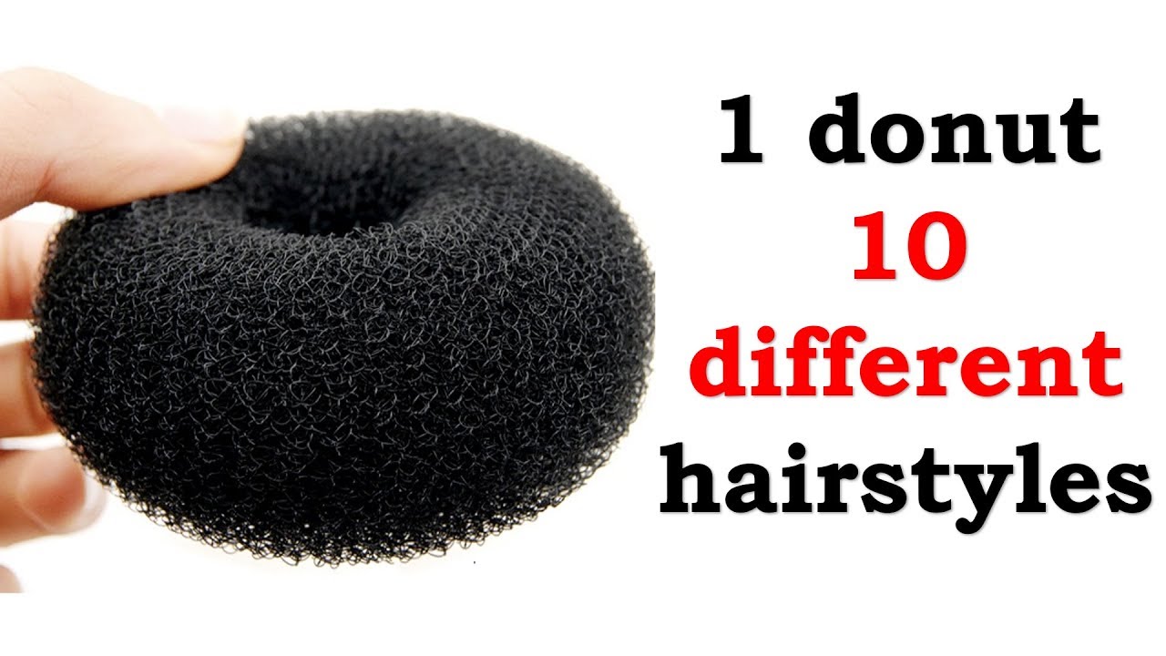 10 unique & antique hairstyles with in 1 donut | quick hairstyles | try on hairstyles | hairstyle