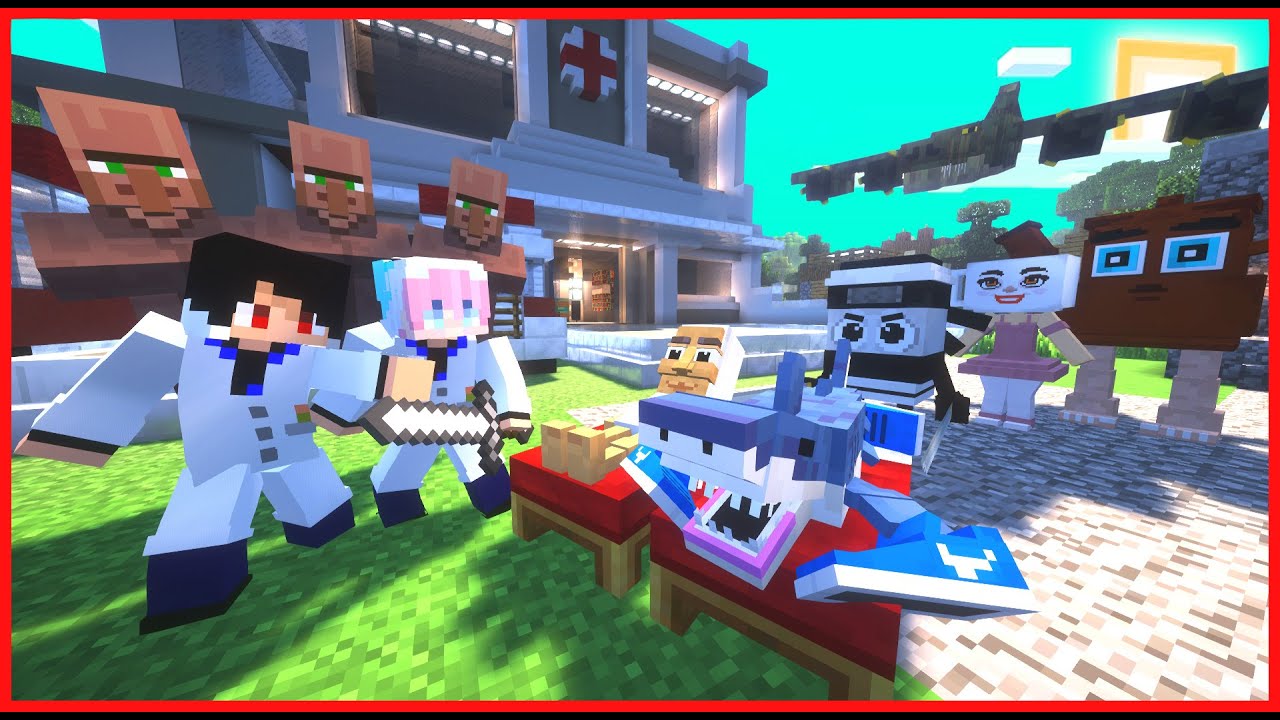 10 YOUTUBER DI ADOPSI JADI DOKTER SUNAT TUNG TUNG BRAINROT ITALY DI MINECRAFT !