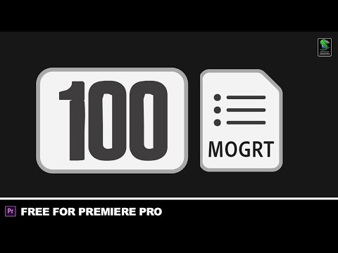 100 Free MOGRT for Premiere Pro