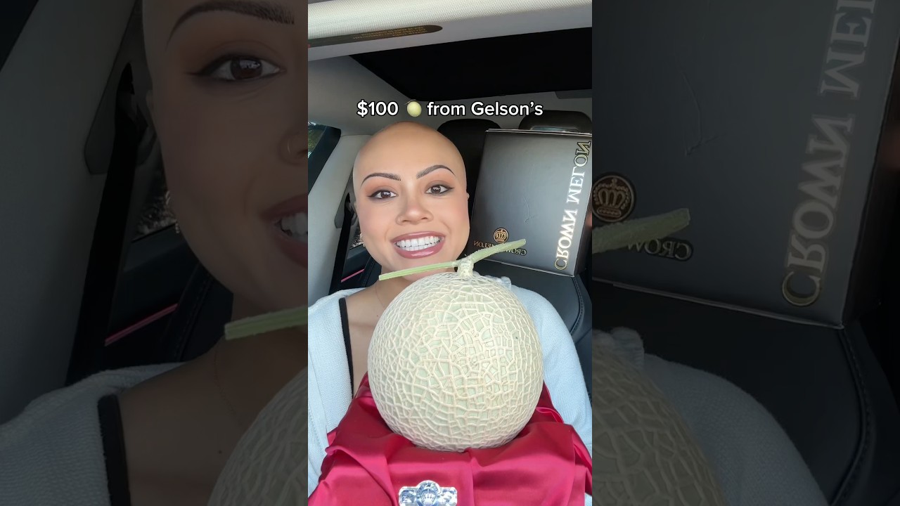 $100 JAPANESE MELON?!?🍈 #shorts