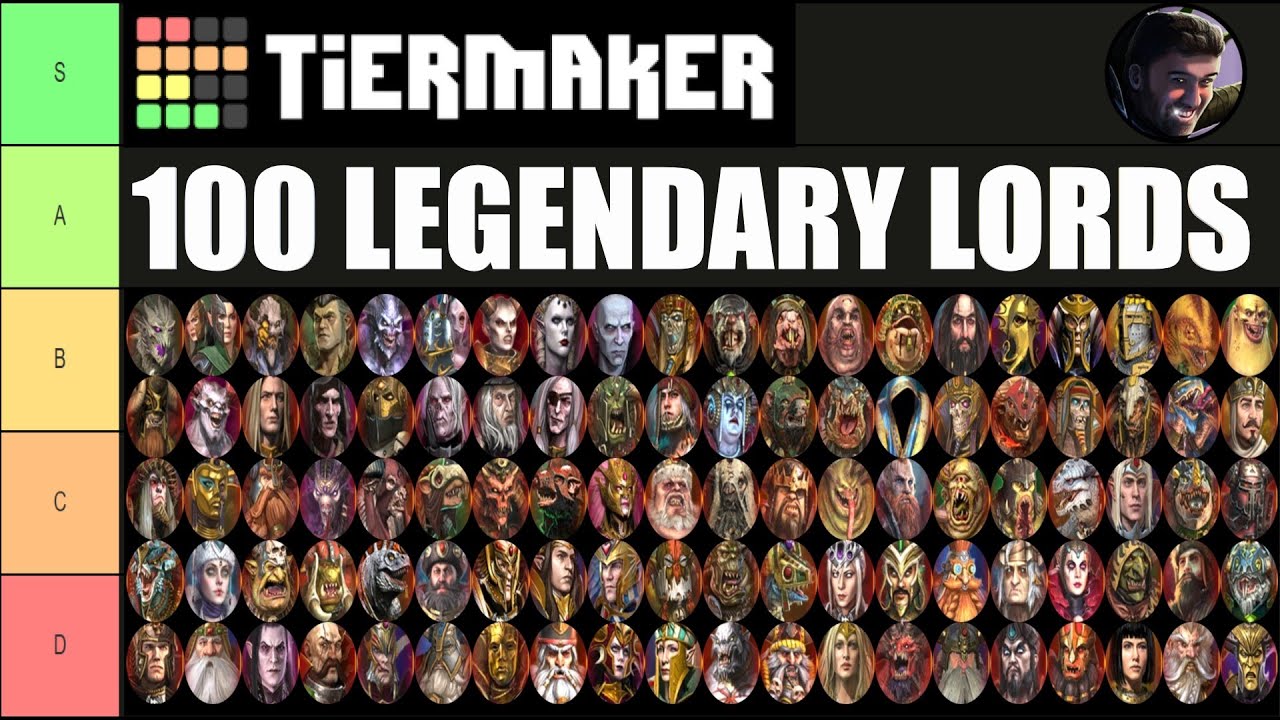 100 Legendary Lords Battle Tier List