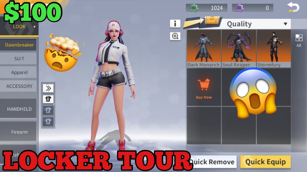 $100 Locker Tour / +50 Skins! (Creative Destruction)