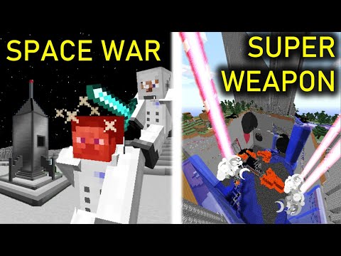 100 Minecraft Players Simulate a SPACE Civilization