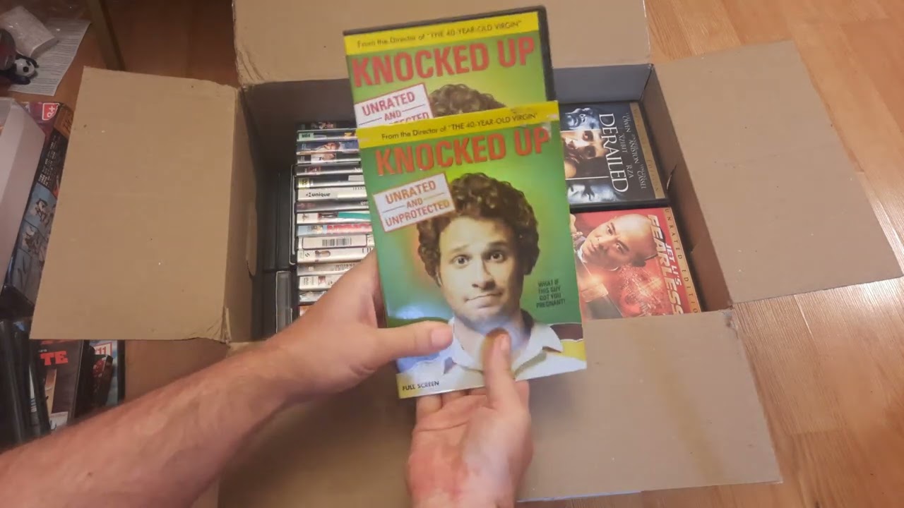 100 Random DVDs - DVD Mystery Box - Unboxing