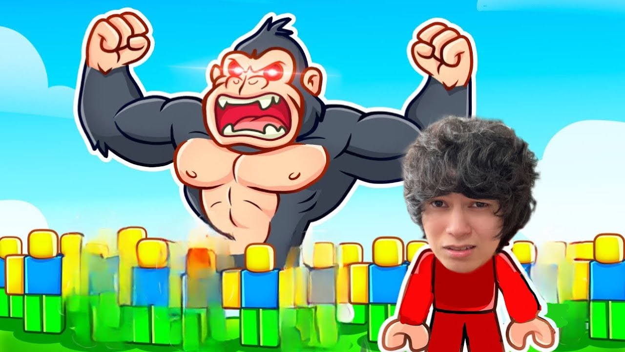 100 Roblox Players vs GORILLA