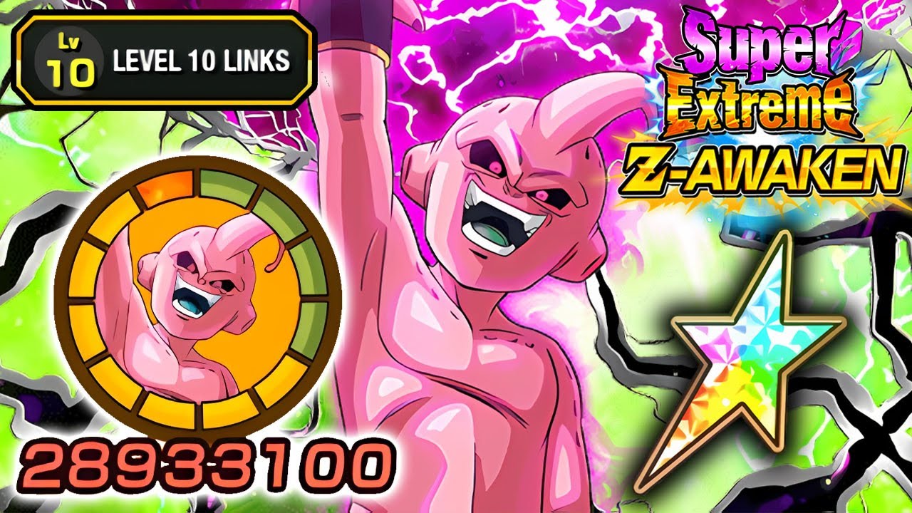 100% SUPER EZA PHY KID BUU 10 LINKS SHOWCASE! Dragon Ball Z Dokkan Battle