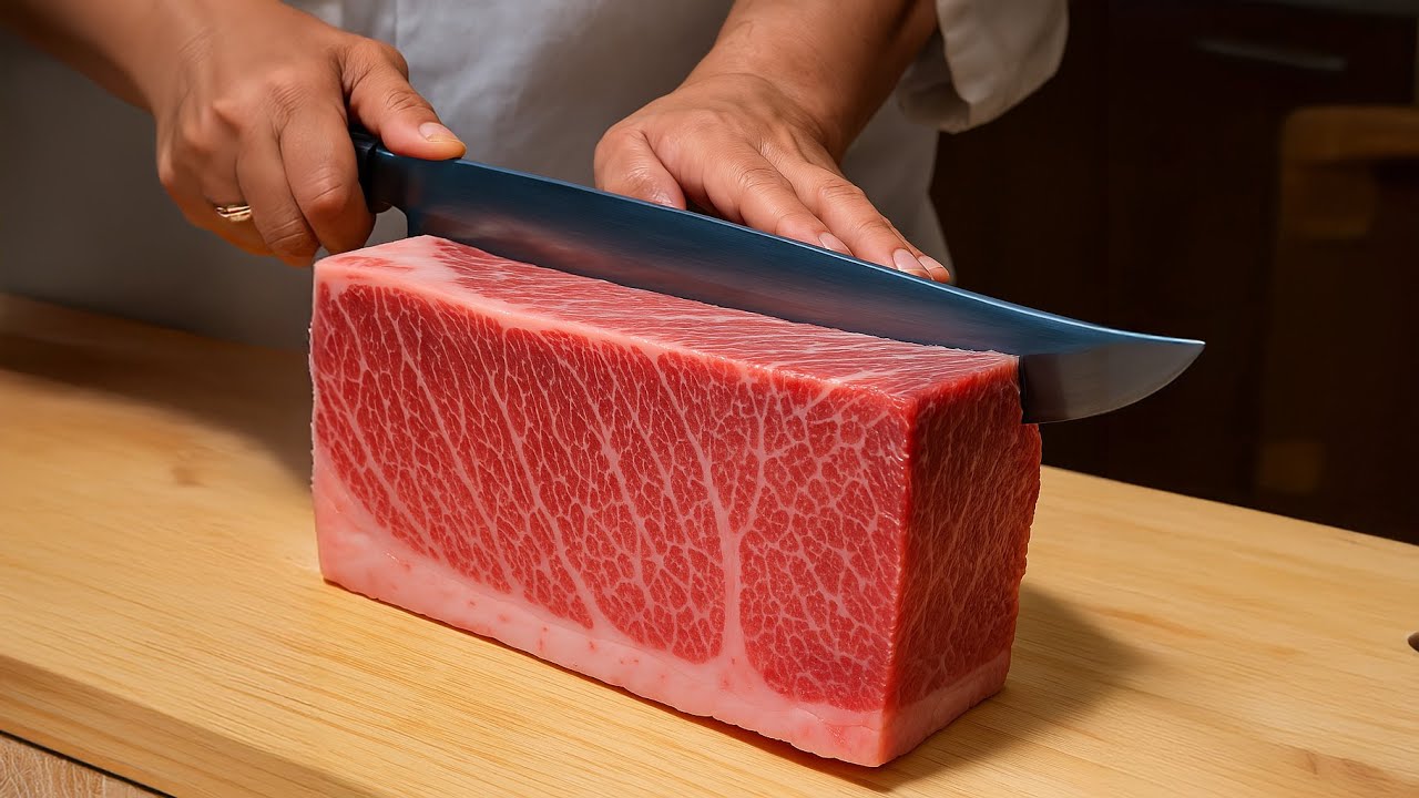 $10,000 LUXURY! Extracting the RICHEST OTORO from a Giant Bluefin Tuna!