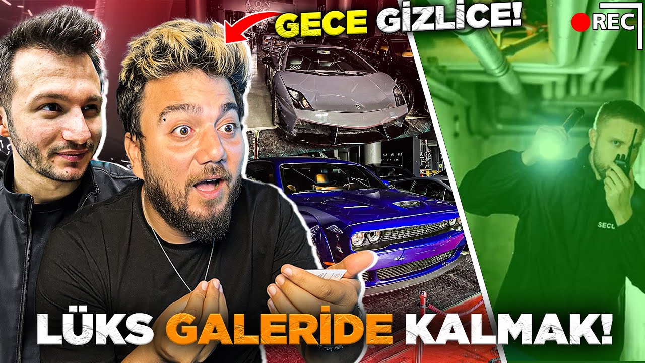 10.000.000 TL ARABAYI ÇİZDİ! Gece Gizlice Lüks Araba Galerisinde Kalmak!