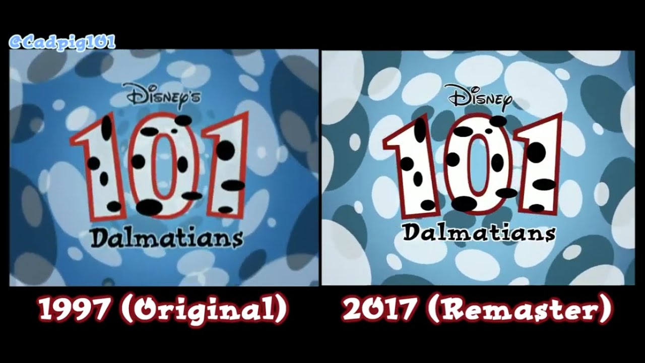 101 Dalmatians: The Series Opening Comparison (1997 vs 2017 Remaster)