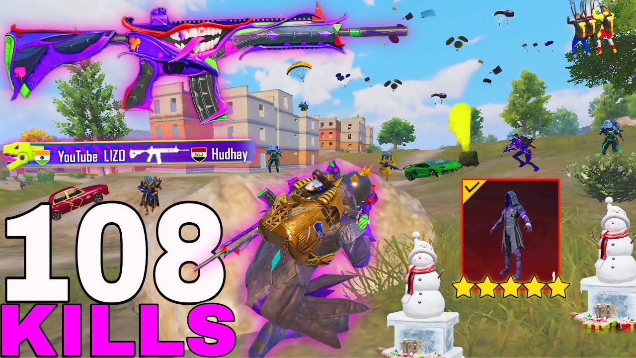 108 KILLS!😍 NEW BEST LOOT GAMEPLAY with JOKER SET🔥SAMSUNG,A7,A8,J4,J5,J6,J7,J2,J3,XS,A3,A4,A5