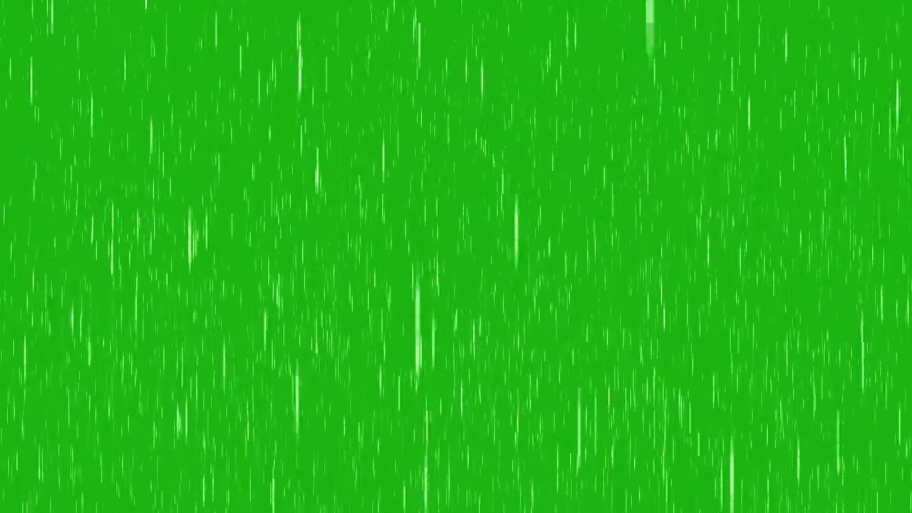 (1080p HD Telifsiz) Yeşil Ekran Yağmur Damlacıkları Videosu