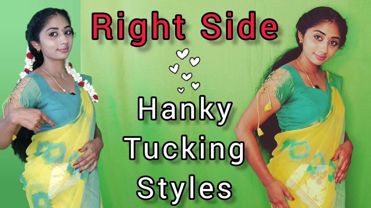 10different right side styles of hanky tucking | #requestedvideo @SharmysVlogs