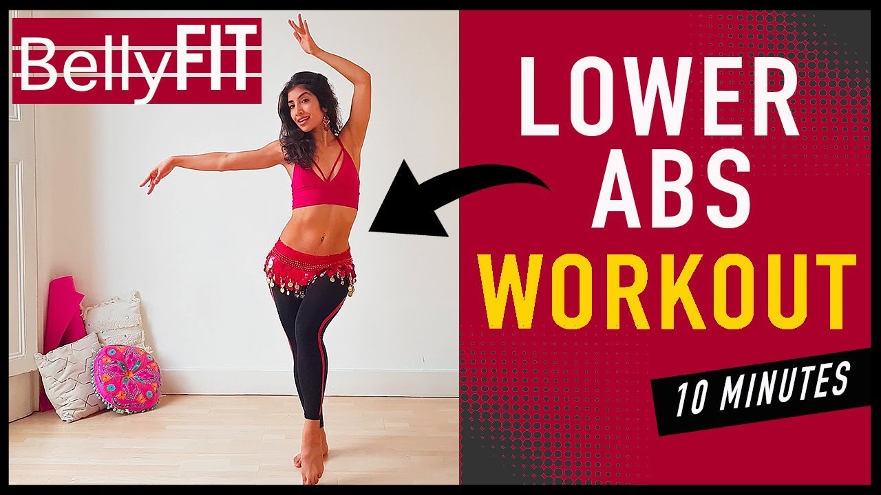 10-Min Lower Ab Workout | Belly dance BURN Belly FAT