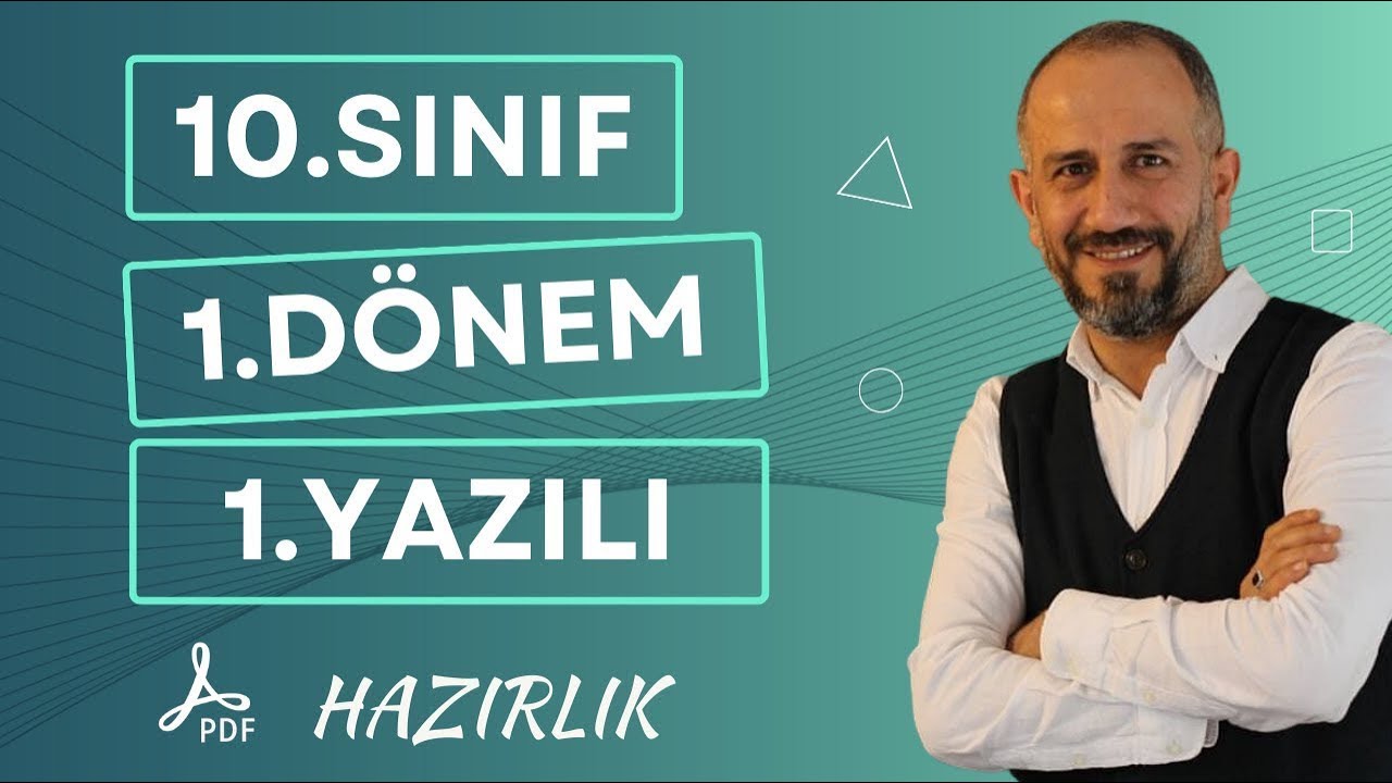 10.Sınıf Matematik 1.Dönem 1.Yazılı Hazırlık #öğrenmegarantili
