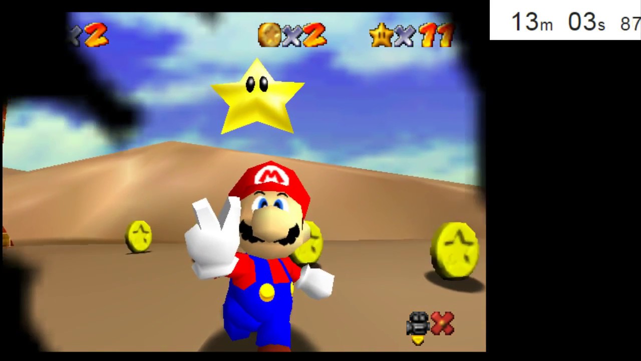 10th Anniversary Stream: Super Mario 64 [slow] speedrun