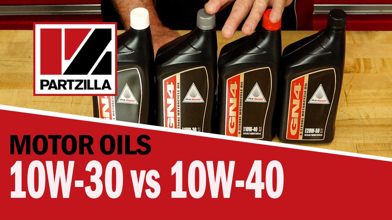 10W30 vs. 10W40 Oil | What’s the Difference Between 10W30 and 10W40 Oil  | Partzilla.com