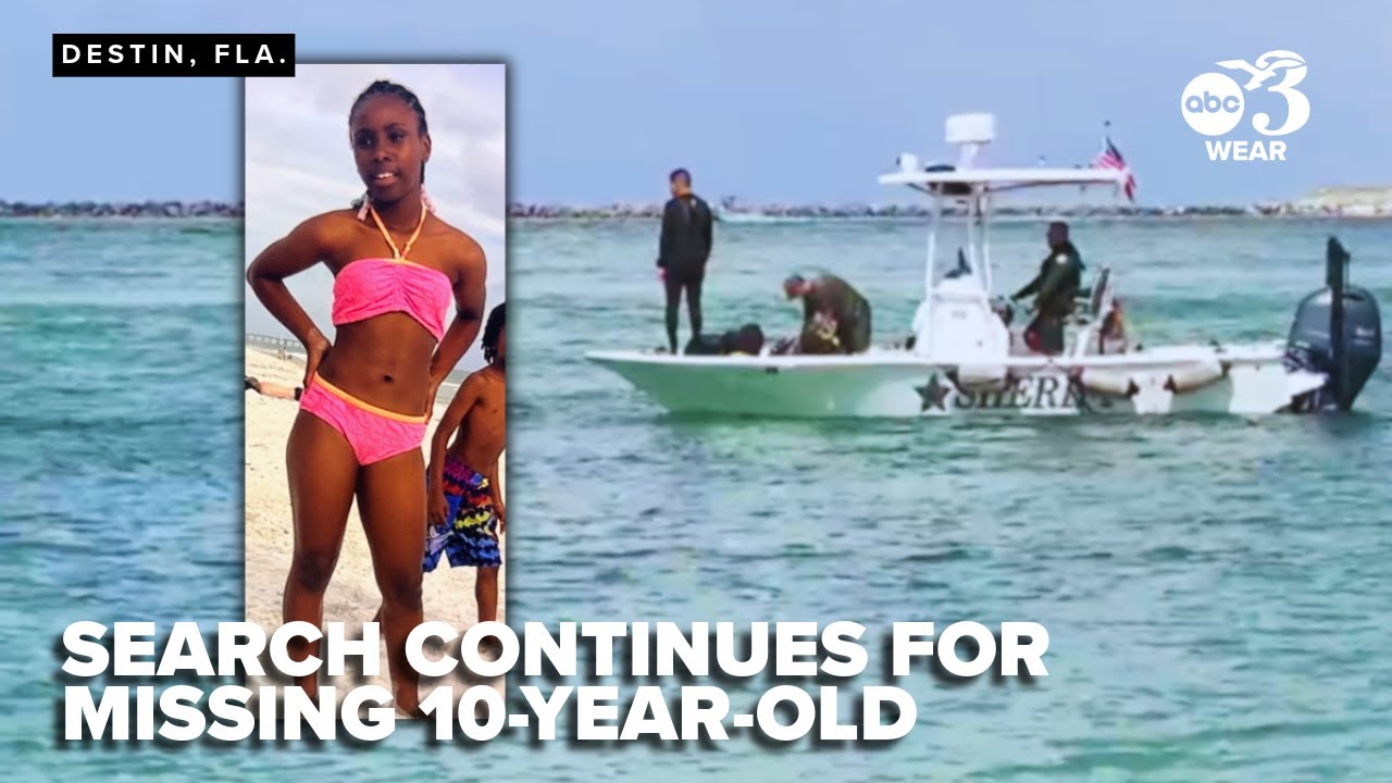 10-year-old girl goes missing while swimming in Destin, search efforts continue