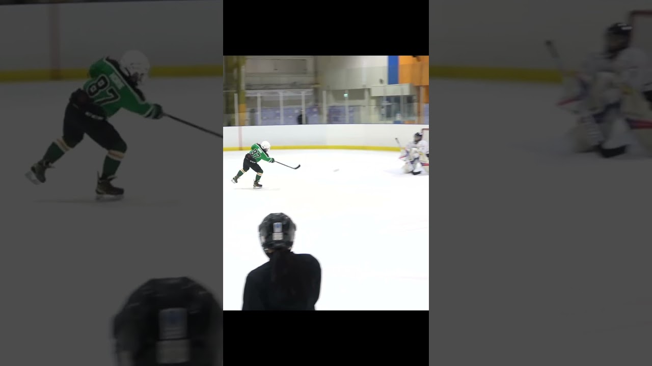 10yo kid participated a junior high school hockey camp