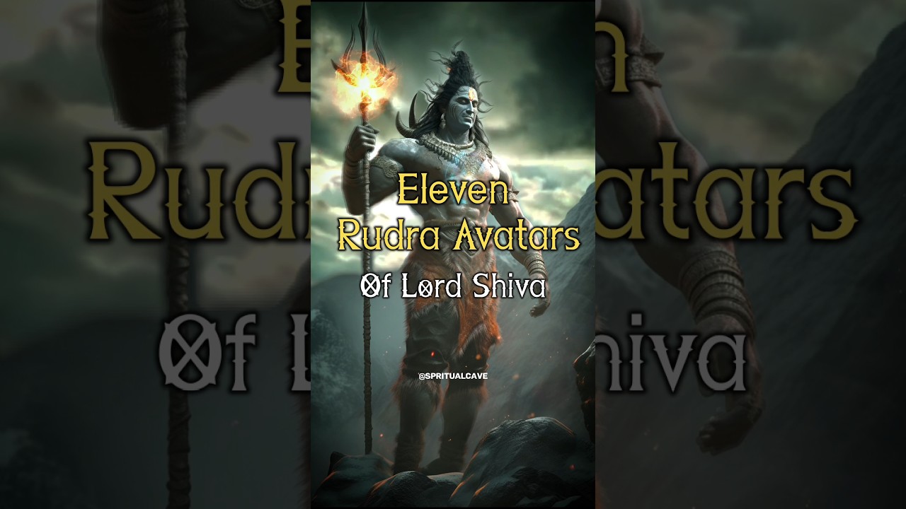 11 Rudra avatars of Lord Shiva🕉️🔱 #shiv #mahadev #bholenath #rudra #ai #shorts