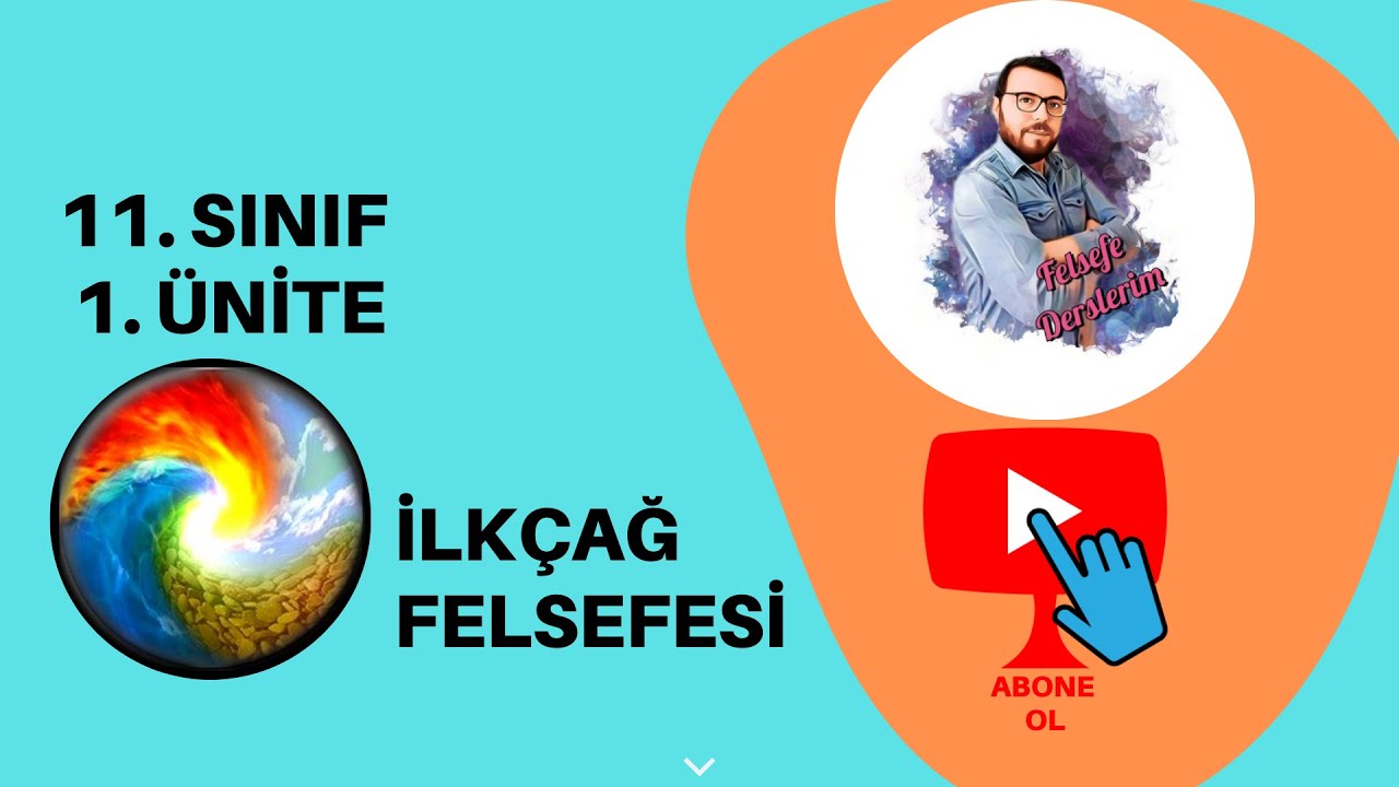 11. Sınıf Felsefe 1. Ünite - İlkçağ Felsefesi ( #doğafilozofları #ilkçağ)