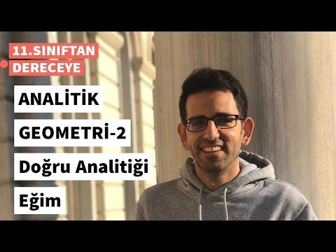 11.Sınıf Doğru Analitiği Eğim bulma