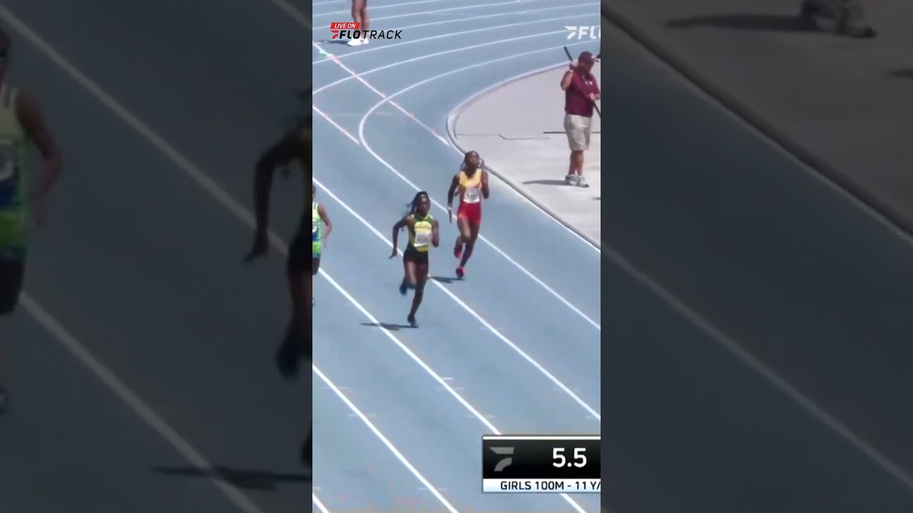 11-Year-Old Girl Clocks 12.51 For 100m...And She Would've Beaten All The Boys, Too!