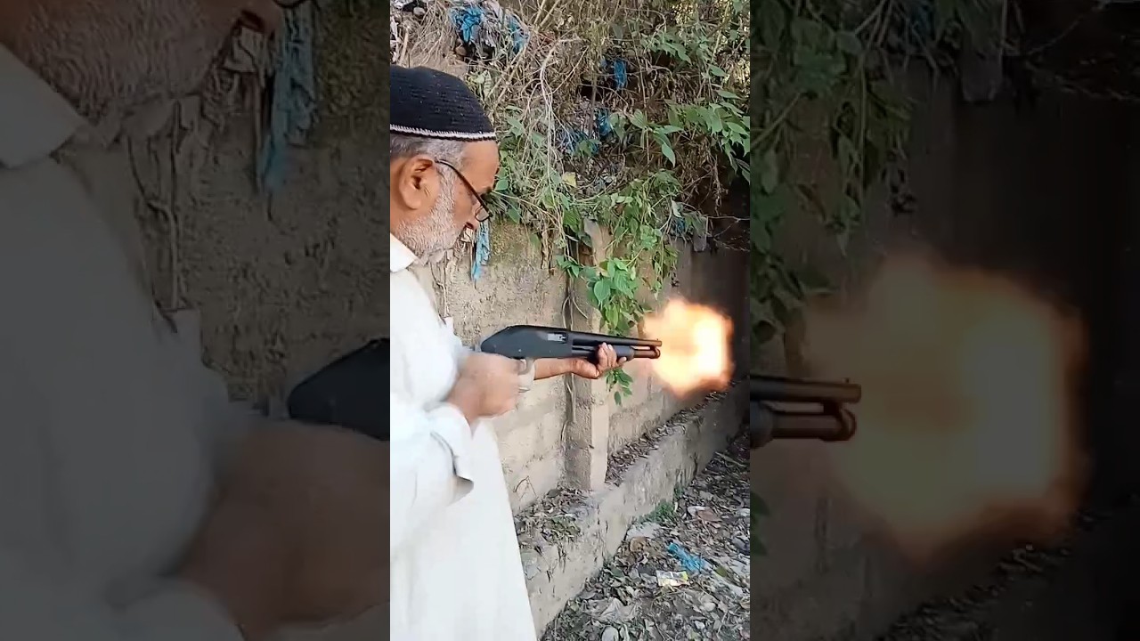 12 gauge pump action shot gun