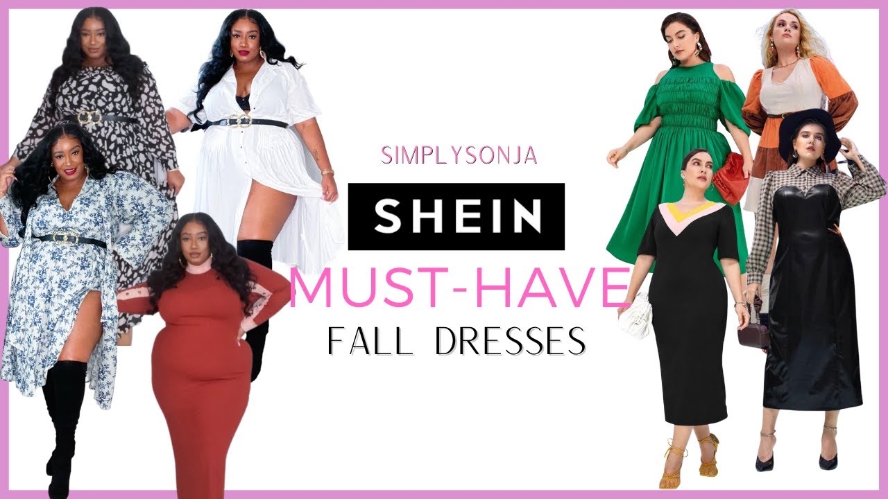 12 SHEIN MUST-HAVE Fall Dresses! Shein Fall Rock the Runway| Shein x Designer Fall