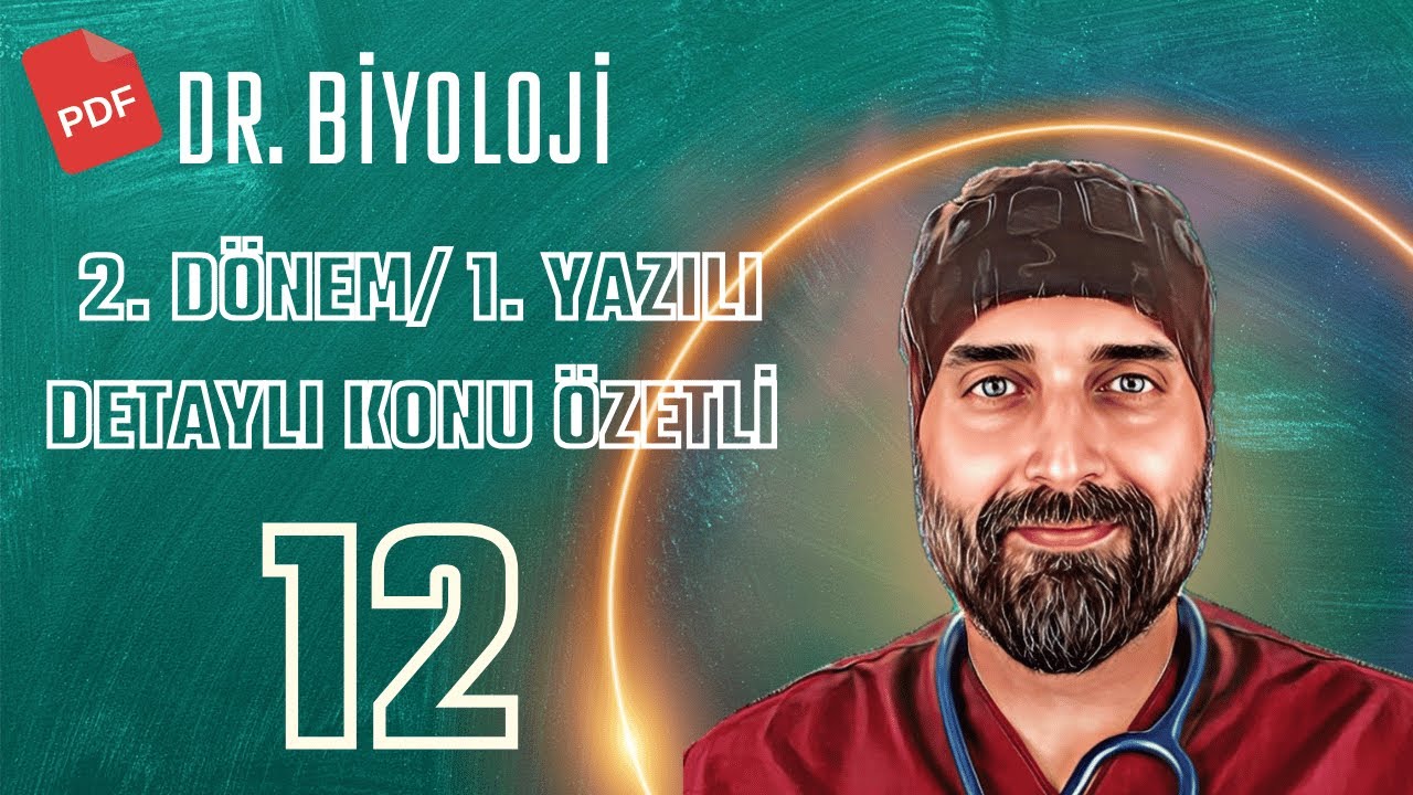 12. Sınıf Biyoloji 2. Dönem 1. Yazılı Hazırlık Çalışması | 2025