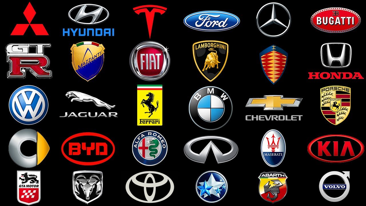 120 MAJOR CAR BRANDS OF SUPERCARS vs ELECTRIC VEHICLES vs LUXURY CARS vs SUVs
