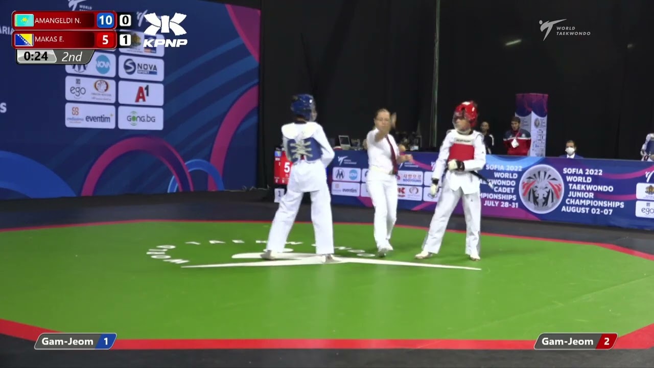 120 R16 Girls  37kg KAZ AMANGELDI N  BIH MAKAS E