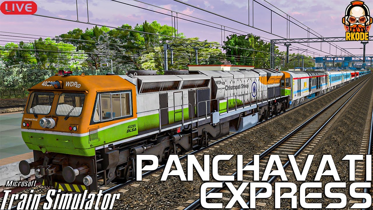 12110 MANMAD - MUMBAI CSMT PANCHAVATI EXPRESS | MANMAD TO MUMBAI CSMT JOURNEY IN MSTS | RKODE GAMING