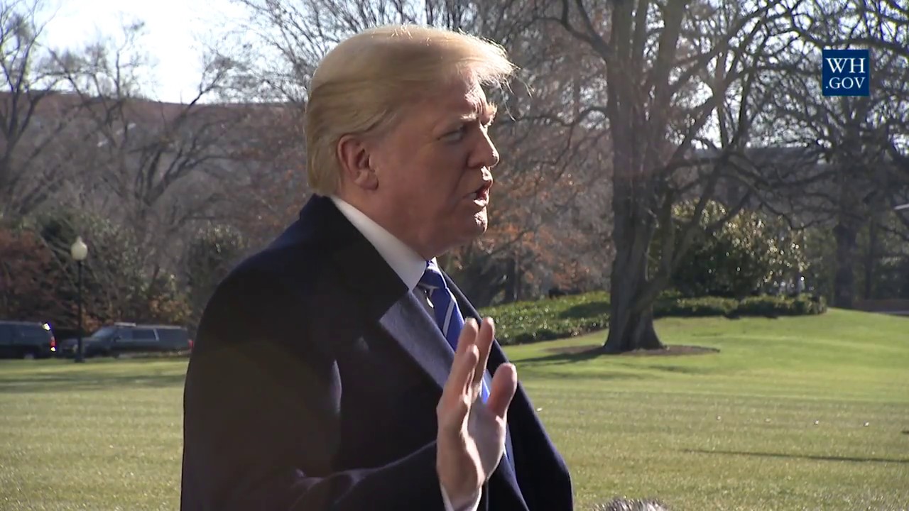 12/16/17: President Trump Delivers a Statement Upon Departure